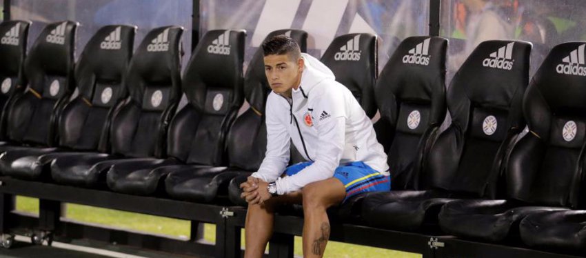 James Rodríguez no está dispuesto a seguir en el banquillo. Foto: Marca.
