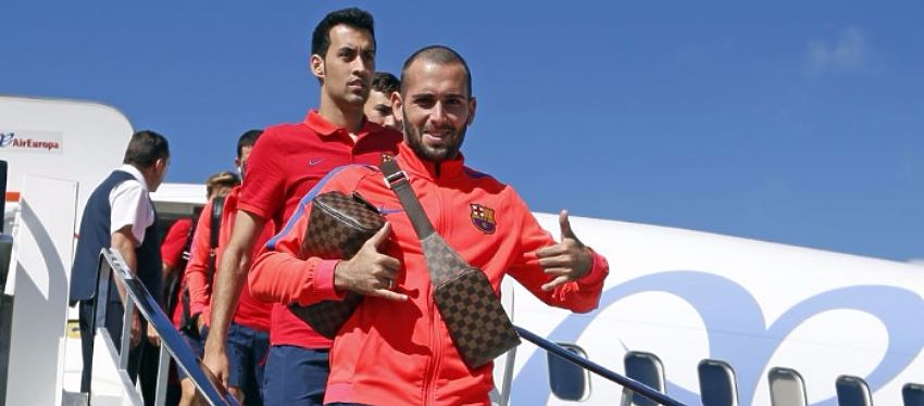 Aleix Vidal será la principal novedad del Barça en la segunda jornada de Champions. Foto: Twitter.