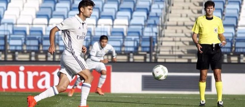 Al hijo de Zidane no le tembló el pulso a la hora de lanzar el penalti. Foto: @marca.