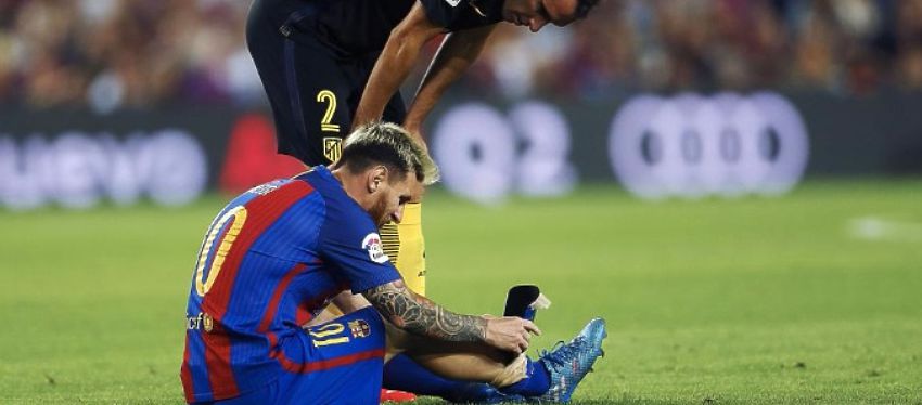 El Barça se quedará sin Messi al menos hasta el 15 de octubre. Foto: @mundodeportivo.