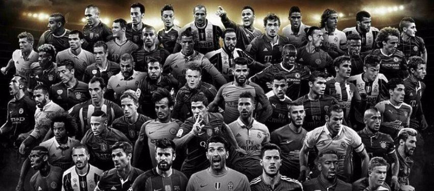 Estos son los 55 nomidados al mejor once del año. Foto: Twitter.