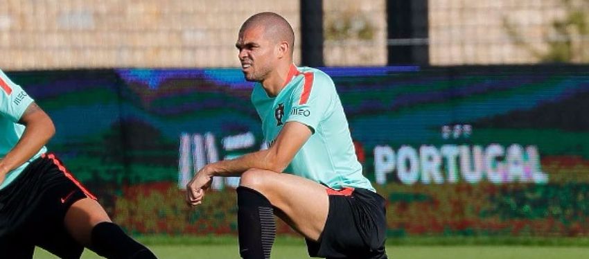 Pepe completa el primer entrenamiento con Portugal tras una semana de descanso. Foto: @selecoesportugal.