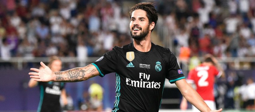 Isco busca su hueco en la Supercopa de España. Foto: Twitter.