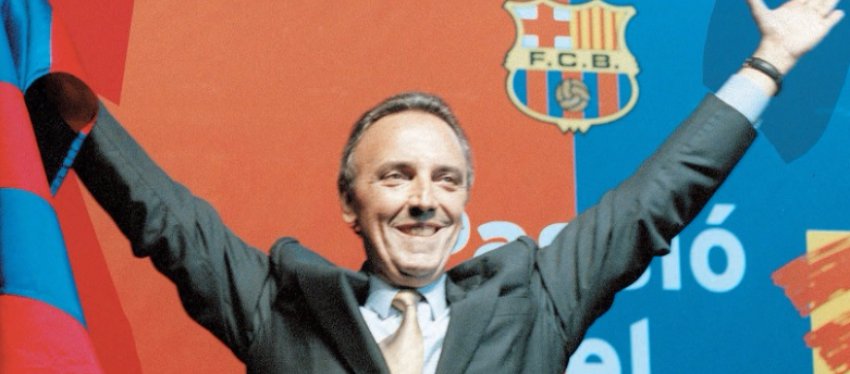 Joan Gaspart, ex presidente del FC Barcelona. Foto: Twitter.