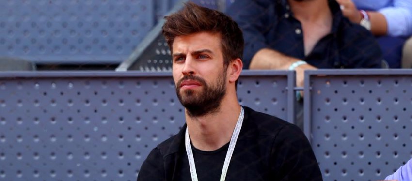 Piqué, en el Mutua Madrid Open. Foto: Clive Rose.