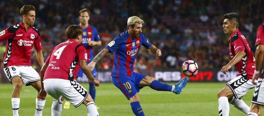 El Alavés espera obrar el milagro ante el FC Barcelona. Foto: La Vanguardia.