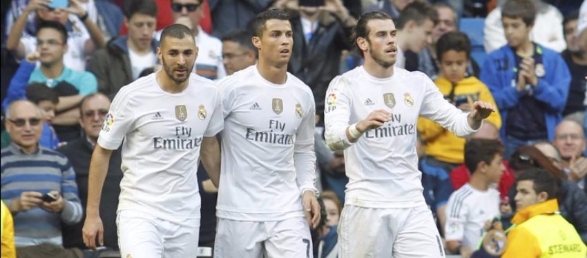 ¿Apostará Zidane por la BBC ante el Nápoles? Foto: Diario AS.