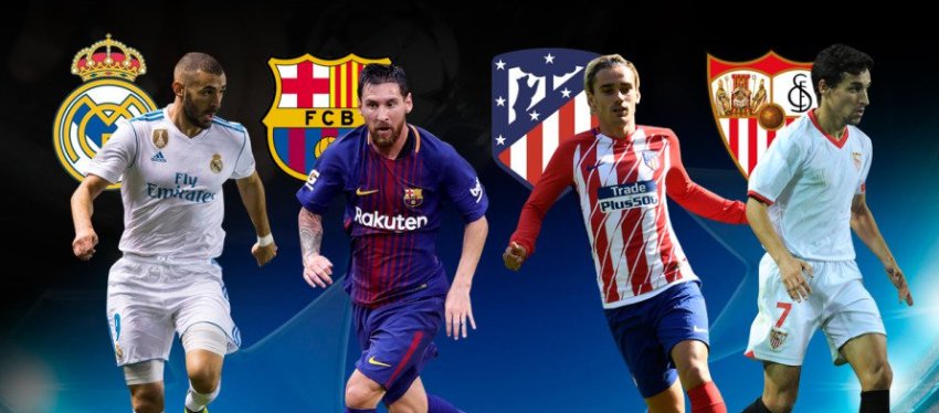 Madrid, Barça, Atleti y Sevilla, nuestros cuatro representantes en Champions. Foto: Onda Cero.