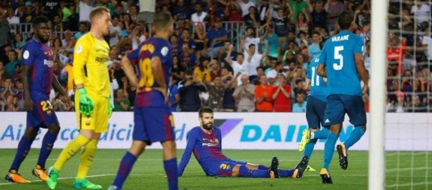 El Barça ,muy lejos de su mejor nivel. Foto: Twitter.