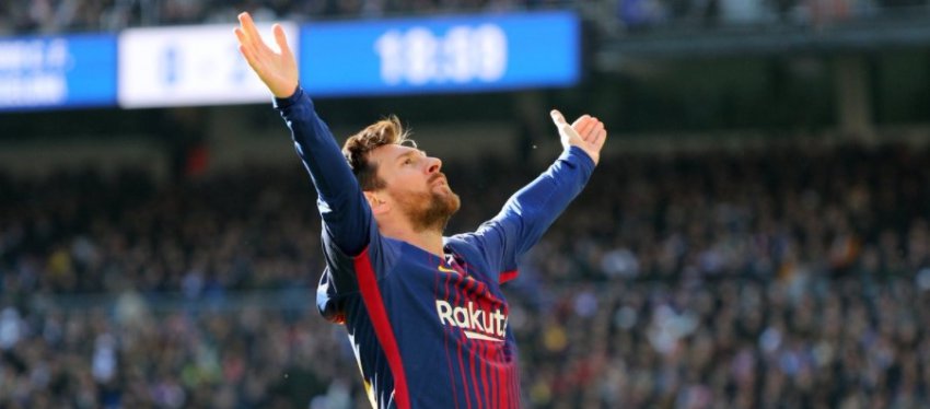 Leo Messi volvió a brillar en el Bernabéu. Foto: Twitter.
