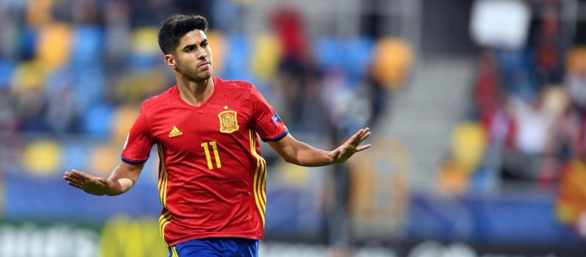 Asensio, la gran estrella de la selección española sub-21. Foto: Twitter.
