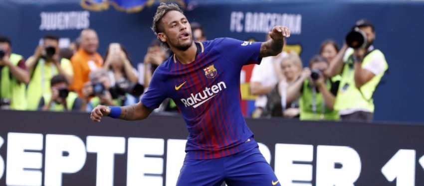 Neymar, protagonista en el primer partido de la pretemporada del Barça. Foto: FC Barcelona.