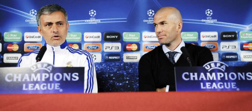 Mourinho y Zidane serán rivales en esta ocasión. Foto: Twitter.