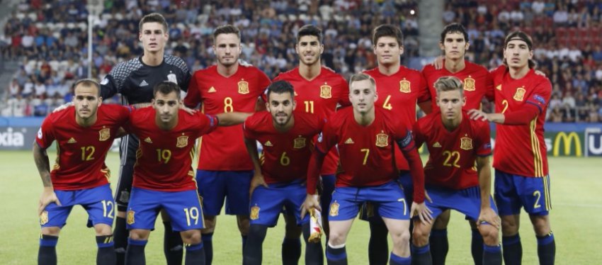 La selección sub-21, a un solo partido de reinar en Europa. Foto: Twitter.