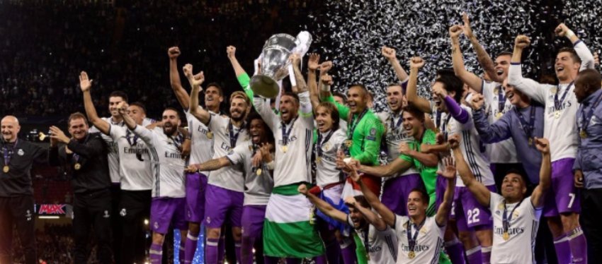 El Real Madrid, campeón de la Champions 2016-17. Foto: Twitter.