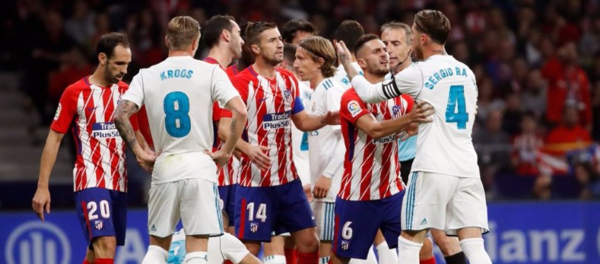 Real Madrid y Atlético ven ya muy lejos al Barça. Foto: Twitter.