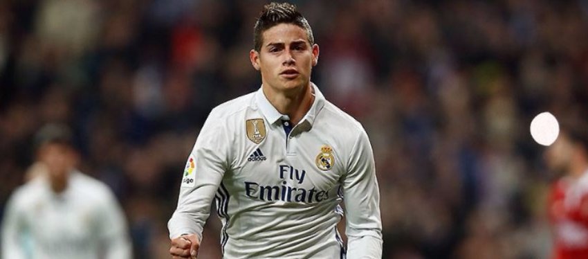 James fue el gran protagonista en el duelo de Copa ante el Sevilla. Foto: Real Madrid.