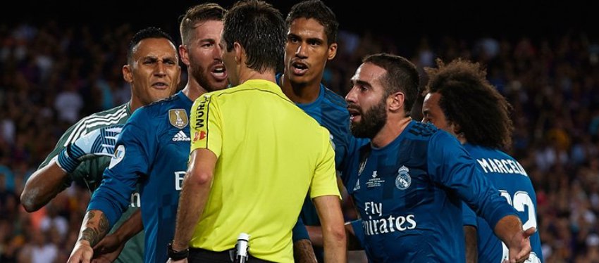 El Madrid sigue indignado por el arbitraje del pasado domingo. Foto: Twitter.