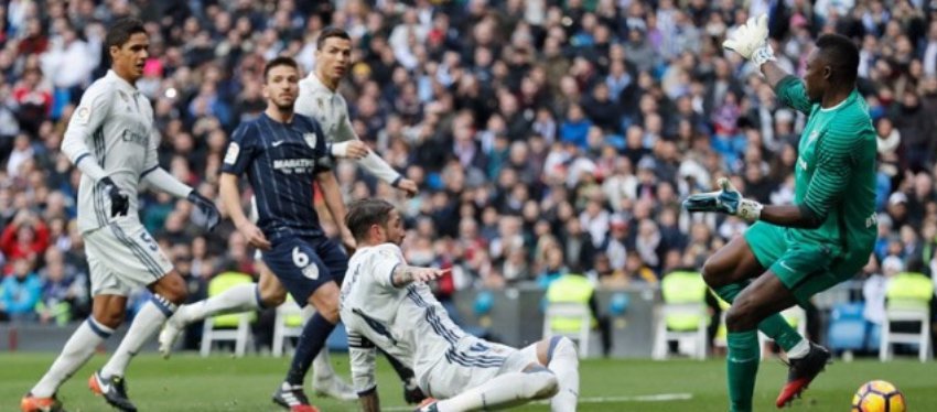 Ramos se ha convertido en el líder goleador del Madrid en defensa. Foto: Real Madrid.