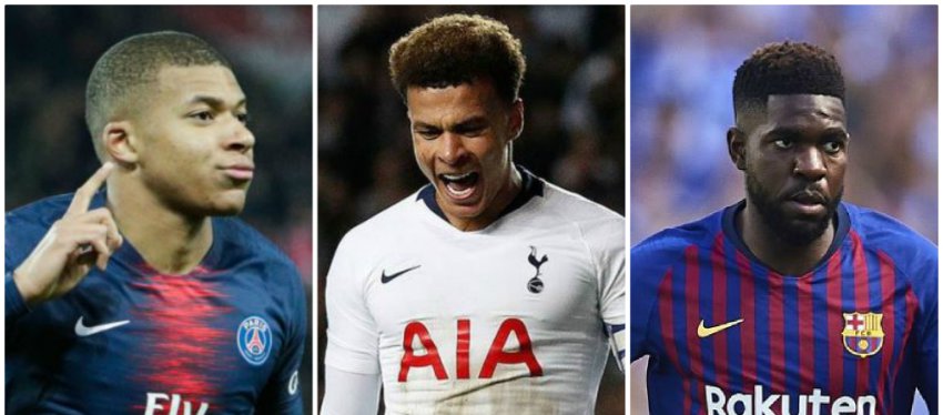 Mbappé, Dele Alli y Umtiti, tres de los futbolistas más cotizados.