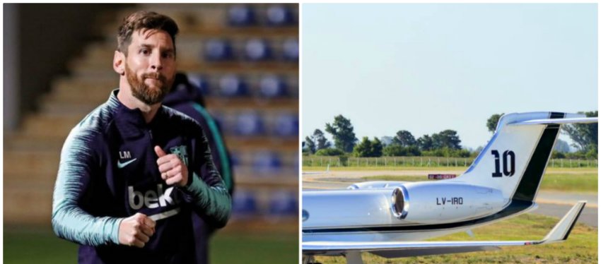 Así es el nuevo avión privado de Messi valorado en 15 millones de dólares