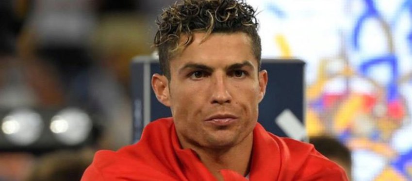 Cristiano Ronaldo, anoche tras la final de Champions. Foto: Twitter.