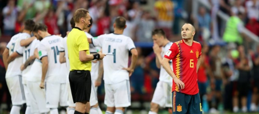 Iniesta jugó su último partido con la selección española. Foto: UEFA.