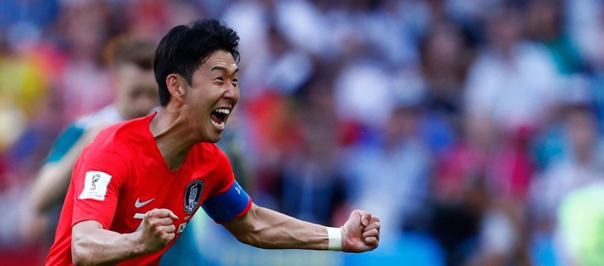 Son Heung-Min, jugador de Corea del Sur. Foto: Twitter.