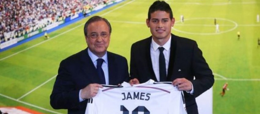 James Rodríguez, el último gran desembolso del Madrid en el año 2014. Foto: elcomercio.pe