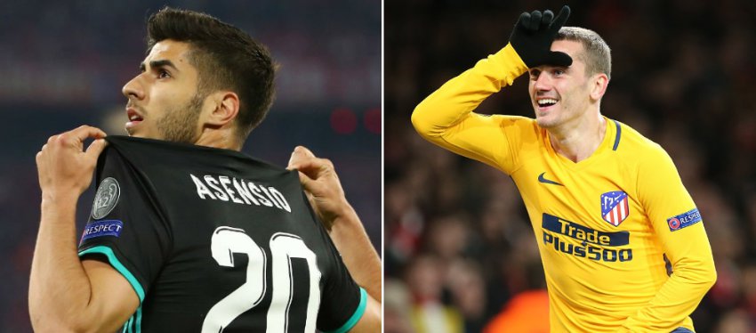 Asensio y Griezmann, los dos grandes protagonistas de esta semana.