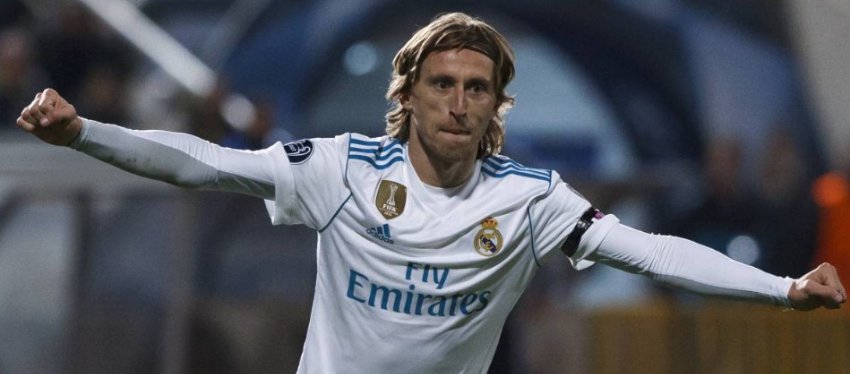Modric celebra un gol con el Real Madird. Foto: COPE.