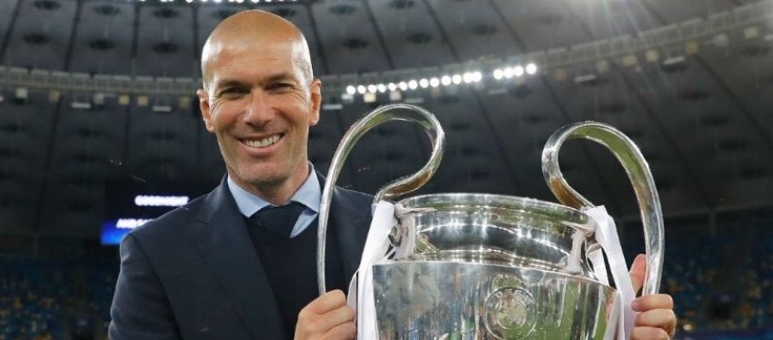 Zidane, historia desde hoy en el banquillo del Real Madrid. Foto: Twitter.