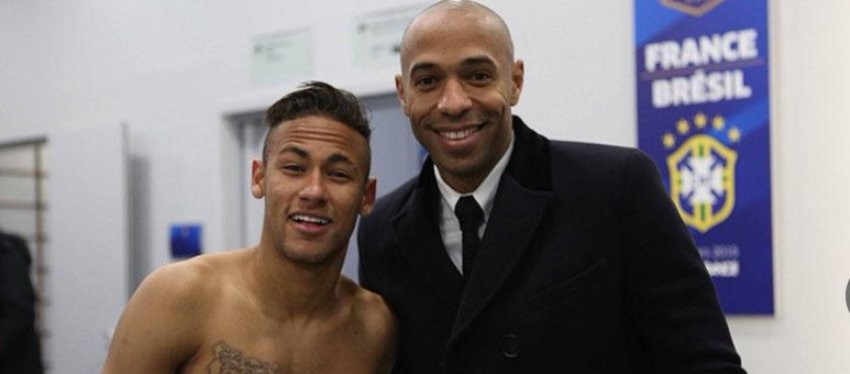 Neymar y Henry, en el año 2015. Foto: Peru.com