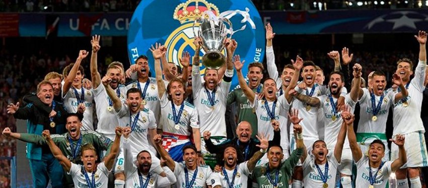 El Real Madrid, campeón de la Champions League 2017-18. Foto: Twitter.