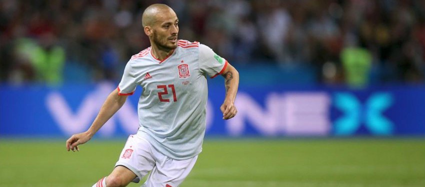 David Silva, internacional con España y jugador del Manchester City. Foto: Twitter.