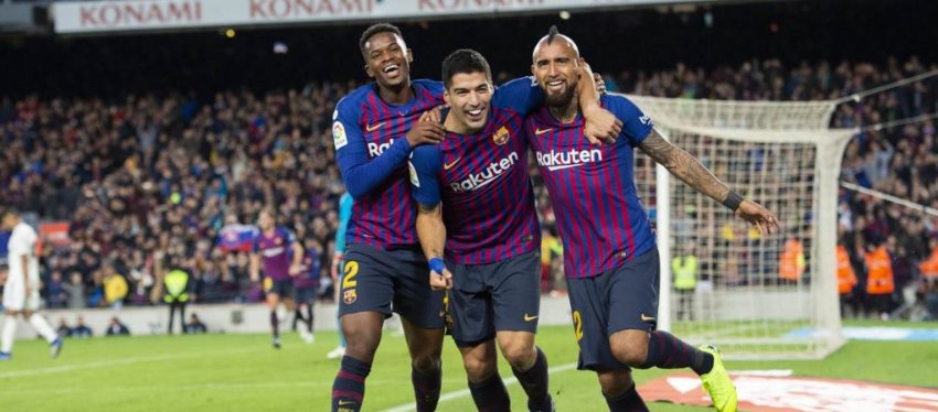 El Barça volvió a celebrar una nueva goleada en El Clásico. Foto: FC Barcelona.
