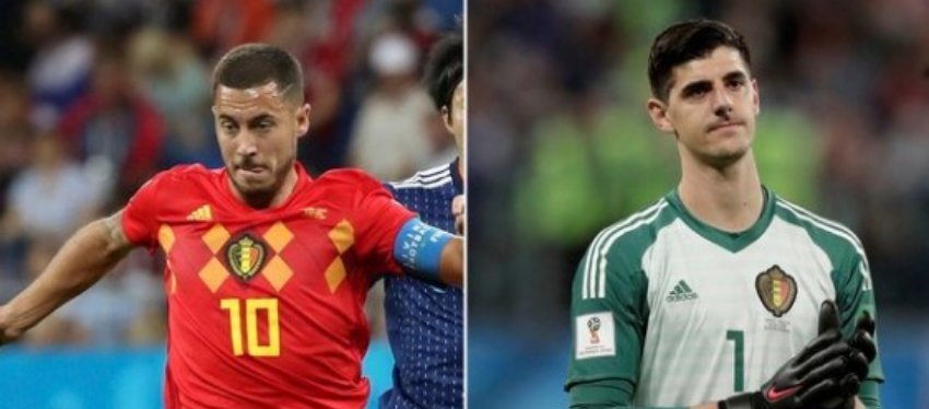 Hazard y Courtois, los posibles grandes fichajes del Madrid este verano: Foto: Infobae.