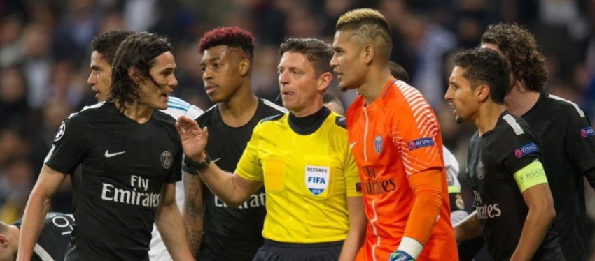 El PSG se quejó de la actuación arbitral. Foto: Sportscenter.