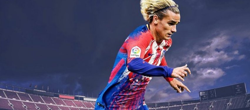 Griezmann, entre el azulgrana o el rojiblanco. Foto: Nachinho_fcb.