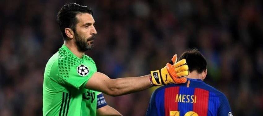 Un mito como Buffon se moja, ¿Cristiano o Messi?